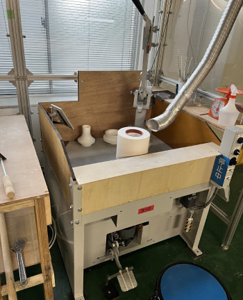 Mechanical pottery wheel