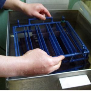 Non-solvent and solvent cleaning